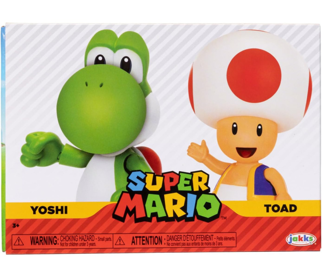 Super Mario – Figúrky Yoshi a Toad