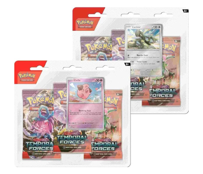 Pokémon TCG: Scarlet & Violet Temporal Forces - 3 Blister Booster