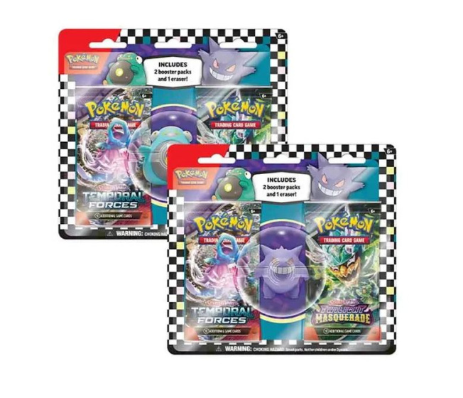 Pokémon TCG: Back to school – 2 Blister booster s gumou