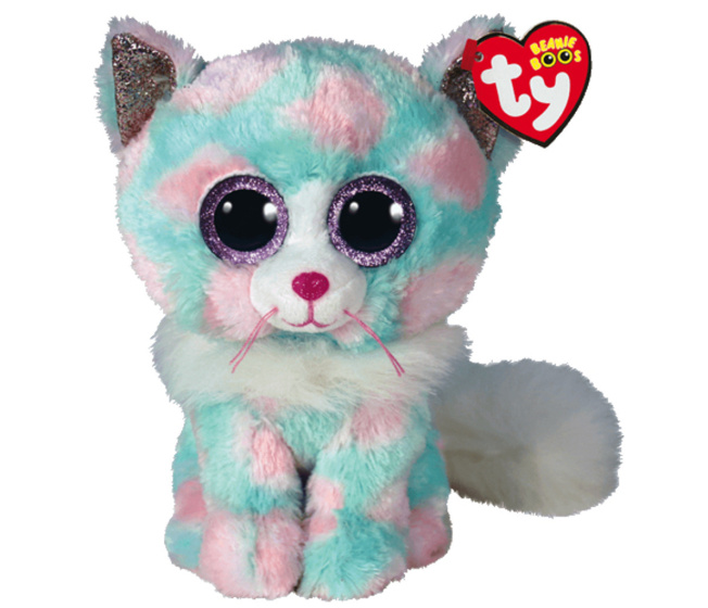 TY Beanie Boos - Plyšová mačka pastelová 15 cm