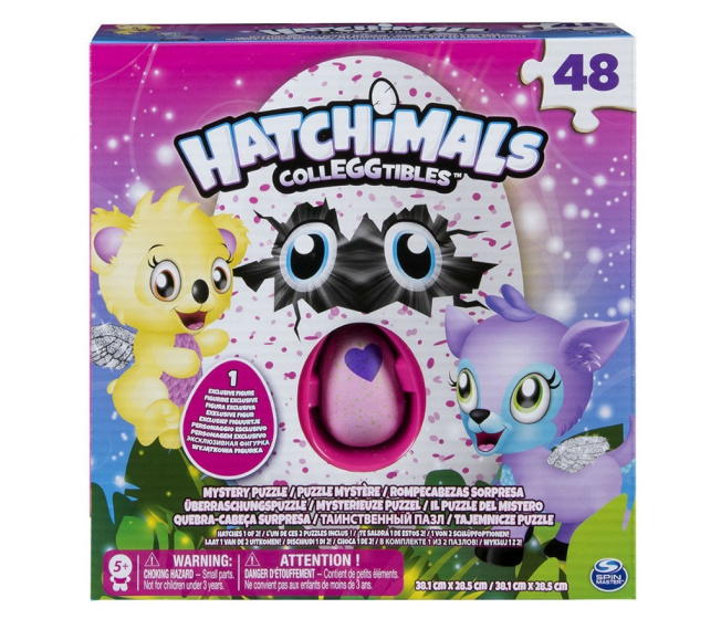 Puzzle 48 - Hatchimals so zvieratkom