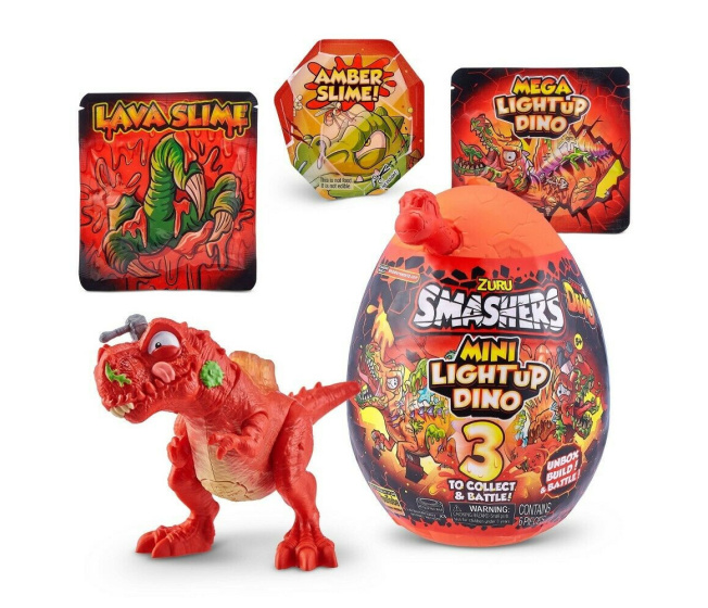 Smashers- Mini svietiaci Dinosaurus