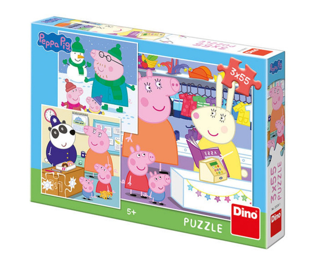 Puzzle 3x55 – Peppa Pig