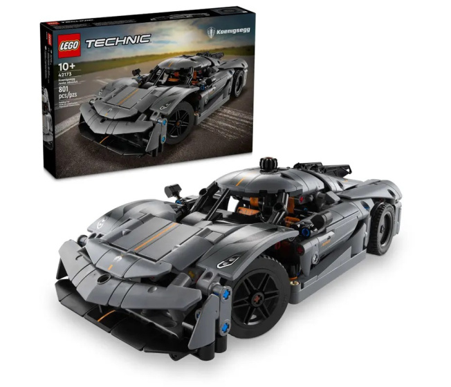 42173 Lego Technic – Sivé Hyperauto Koenigsegg Jesko Absolut