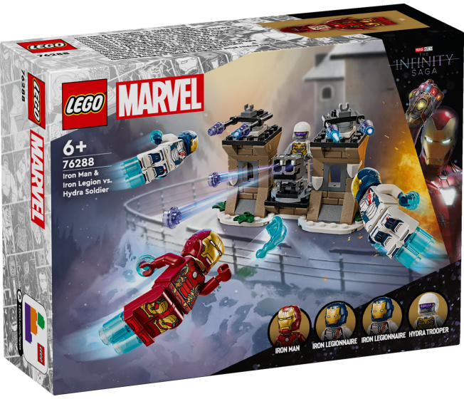 76288 Lego Marvel – Iron Man a Železná Légia vs. Vojak Hydry