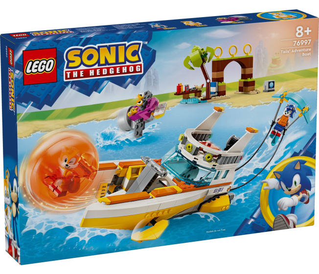 76997 Lego Sonic The Hedgehog – Tailsov dobrodružný čln