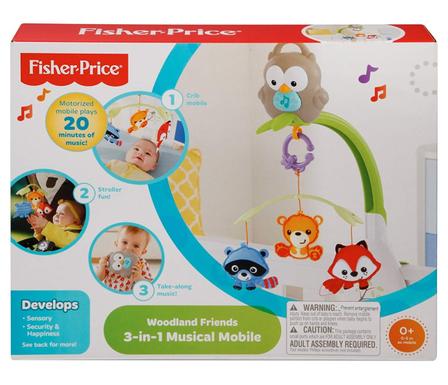 Fisher-Price - Hudobný kolotoč 3v1