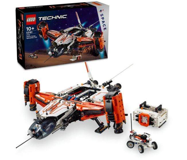 42181 Lego Technic – VTOL Vesmírna Loď na prepravu ťažkého nákladu LT81