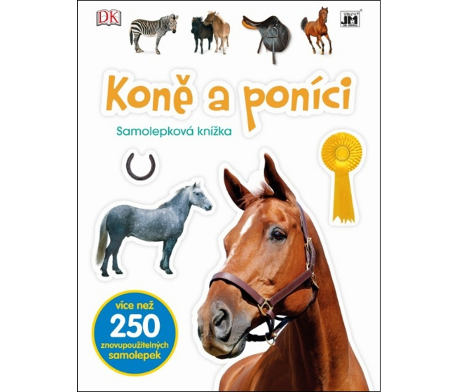 Knižka so samolepkami – Kone a poníky