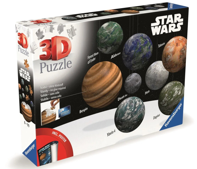 3D Puzzle Star Wars – Planéty